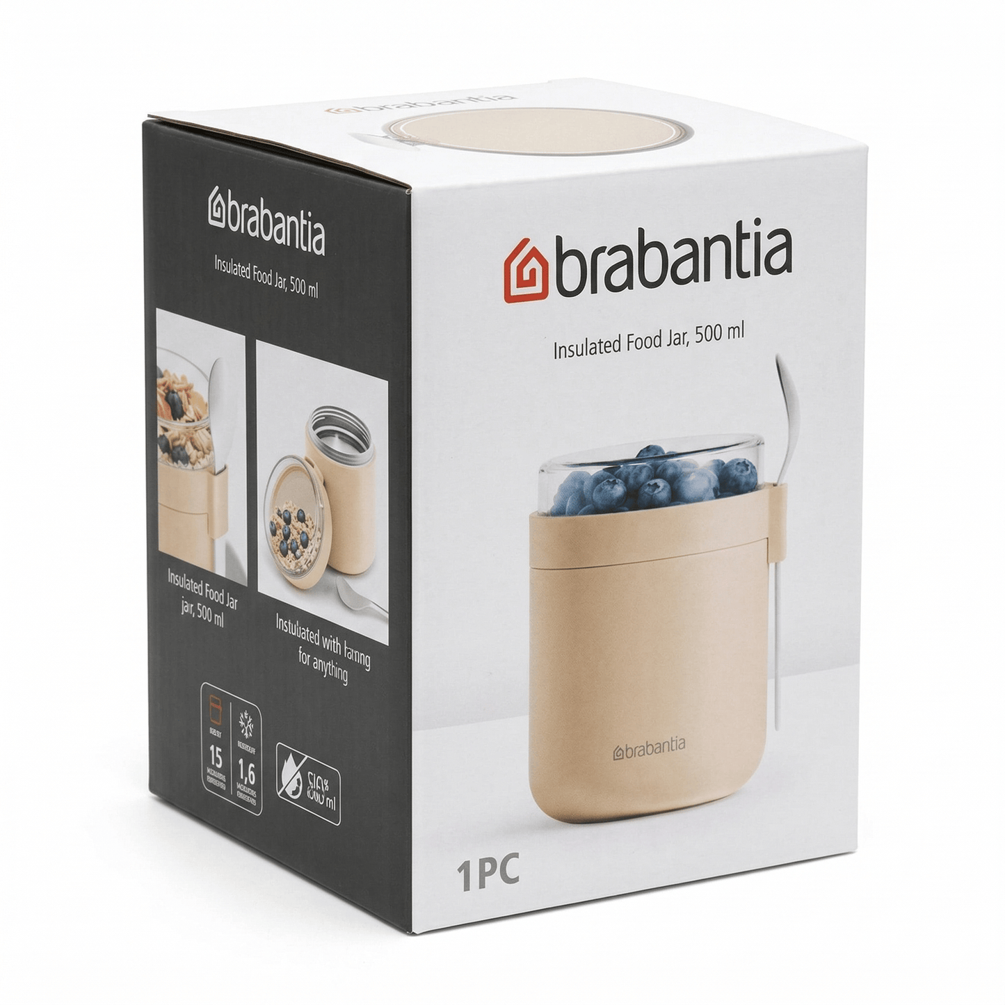 BRABANTIA VOEDSELBEKER 500 ML 5054903974123