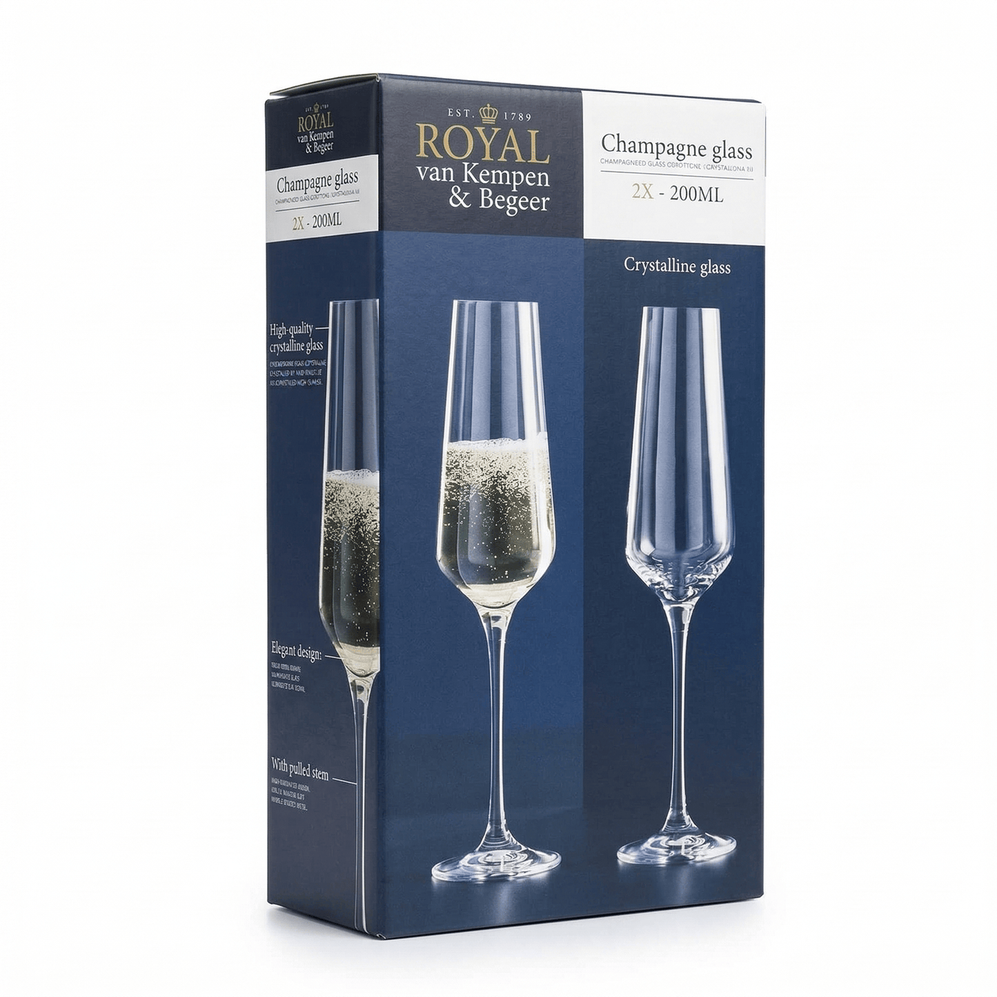 KEMPEN & BEGEER CHAMPAGNEGLAZEN