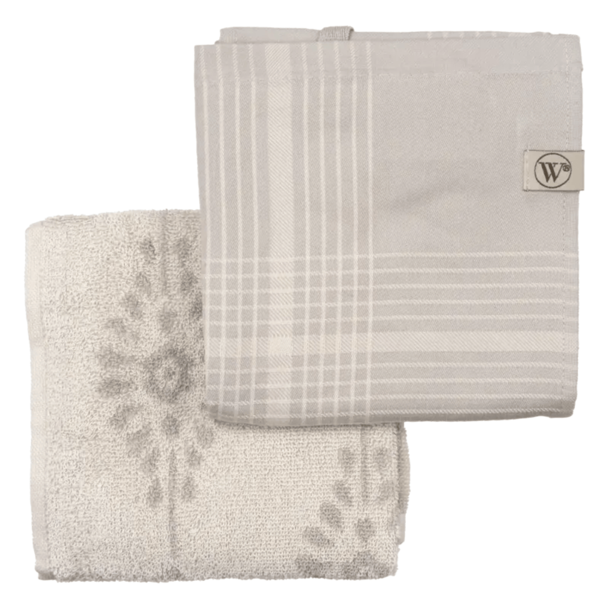 Walra Retro Check Keukentextielset Grijs | COOKVERO 8719023710460