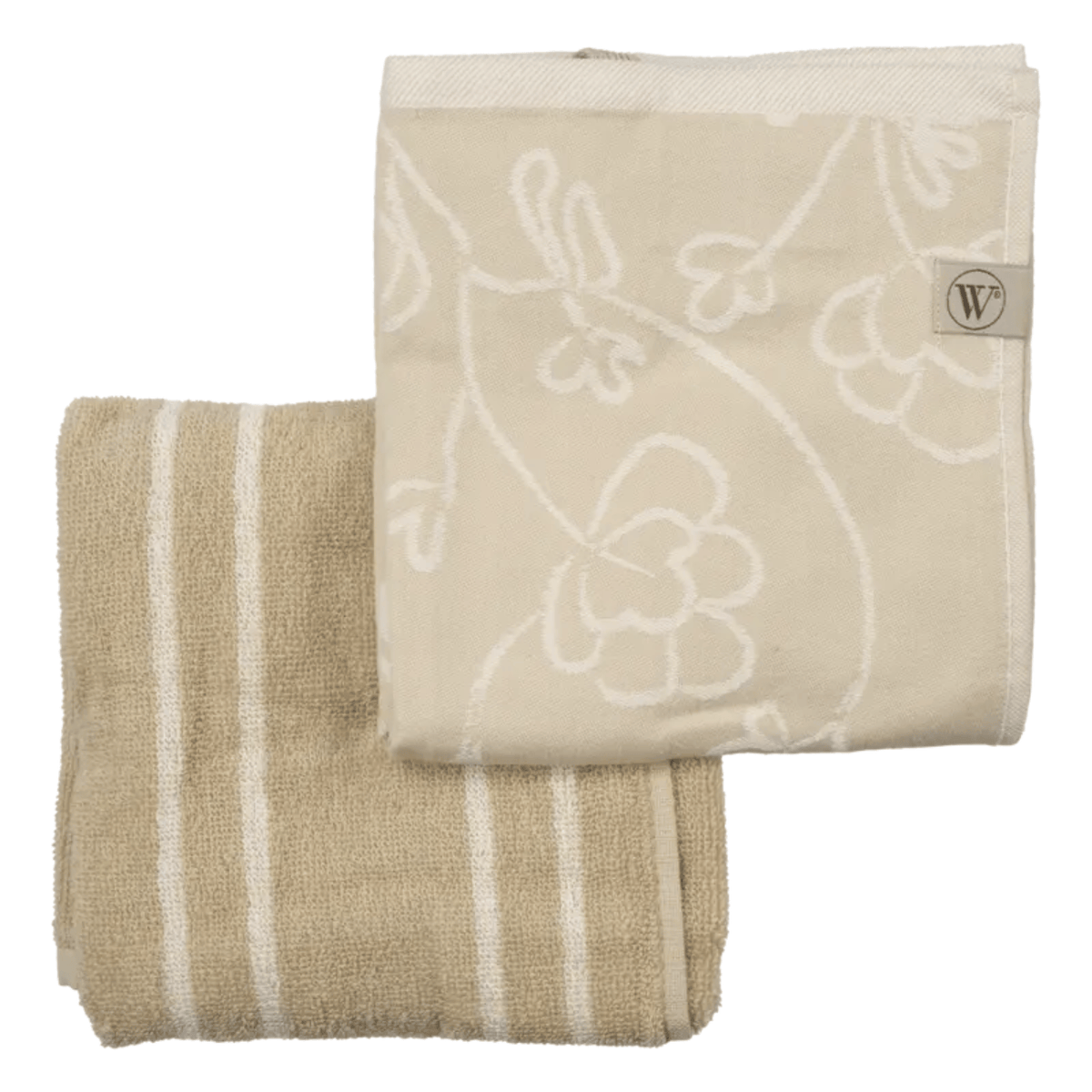 Walra Sandy Blossom Keukentextielset Zandkleur | COOKVERO 8719023711023