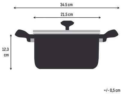 TEFAL SPACE EMOTION+ KOOKPAN 20 CM MET DEKSEL
