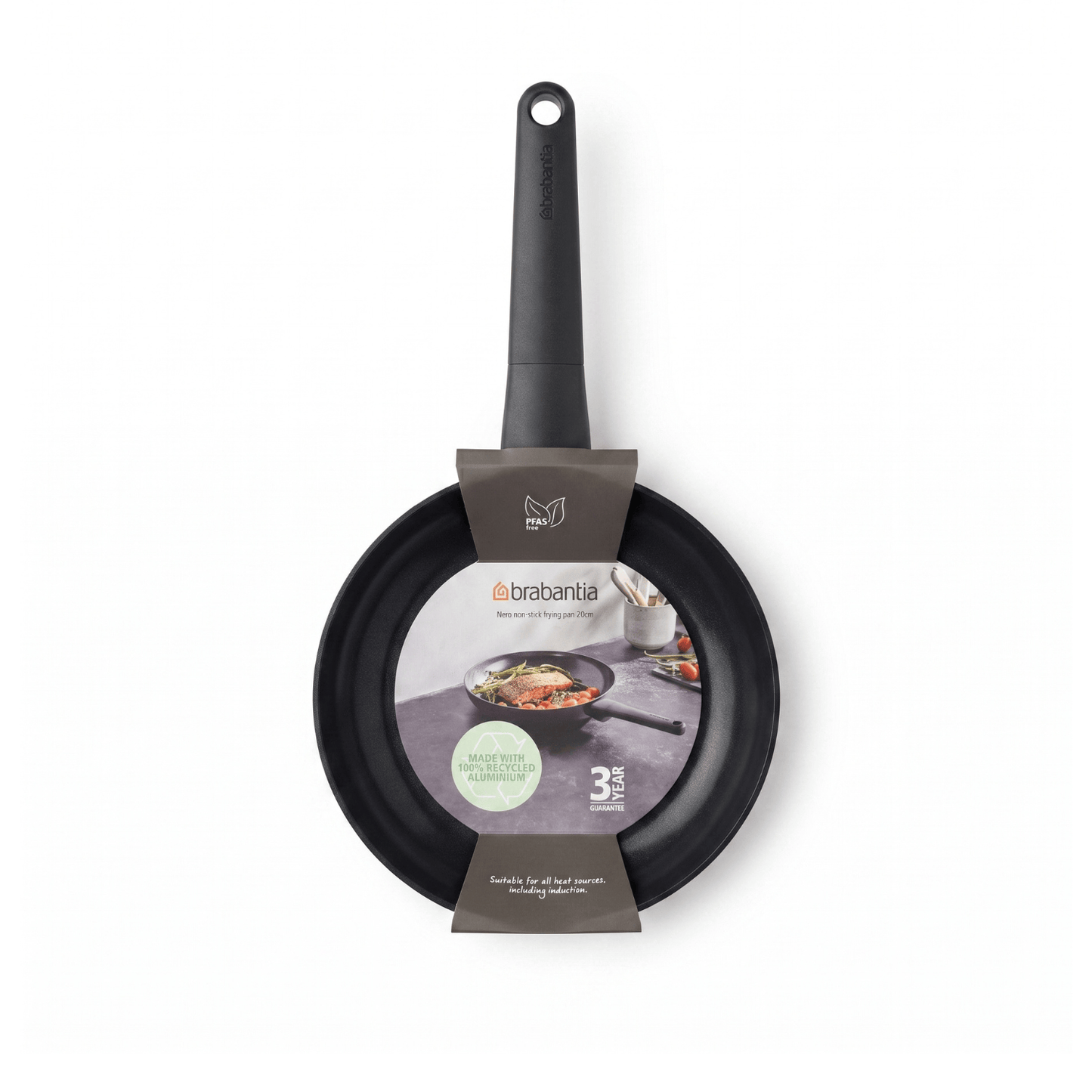 Brabantia Koekenpan 20 cm - PFAS-vrij & Duurzaam | COOKVERO 5410577031713