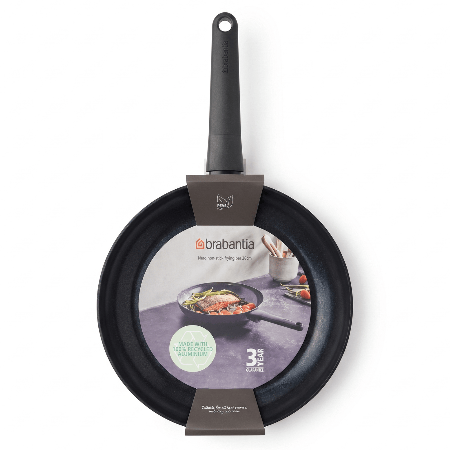 Brabantia Koekenpan - 28 cm - PFAS-vrij | Cookvero 5410577031737