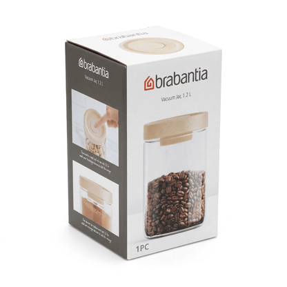 BRABANTIA VACUÜM VOORRAADPOT 1,2 L 5054903970040
