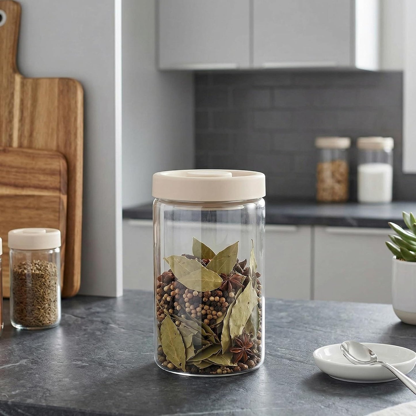 BRABANTIA VACUÜM VOORRAADPOT 1,2 L 5054903970040
