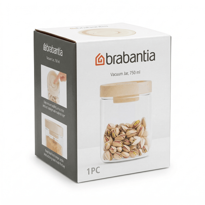 BRABANTIA VACUÜM VOORRAADPOT 750 ML 5054903974208