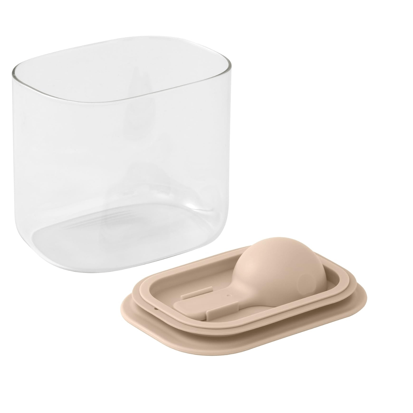 BRABANTIA VOORRAADBAKJE MET MAATLEPEL 1,3 L 5054903970163