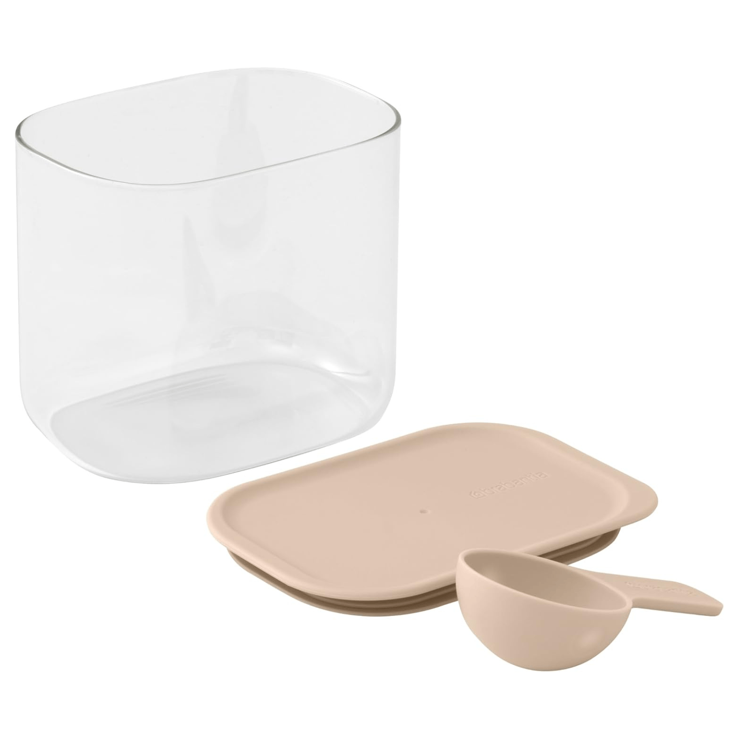 BRABANTIA VOORRAADBAKJE MET MAATLEPEL 1,3 L 5054903970163
