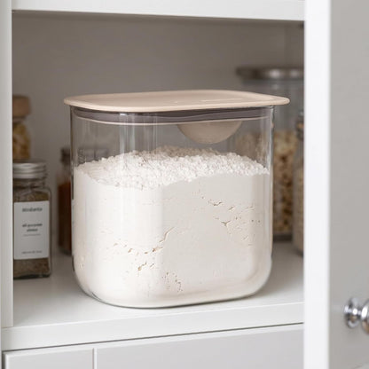 BRABANTIA VOORRAADBAKJE MET MAATLEPEL 1,3 L 5054903970163