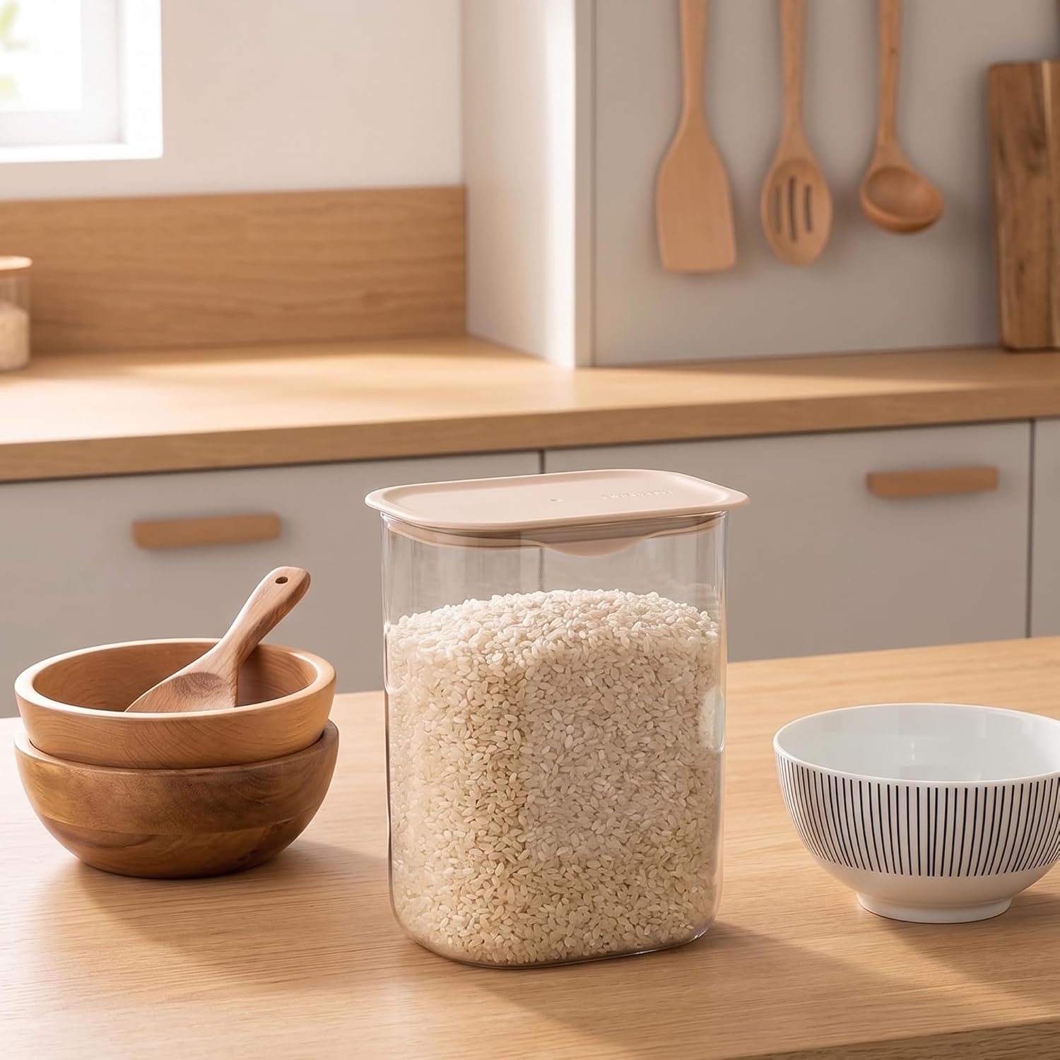 BRABANTIA VOORRAADBAKJE MET MAATLEPEL 2 L 5054903970200