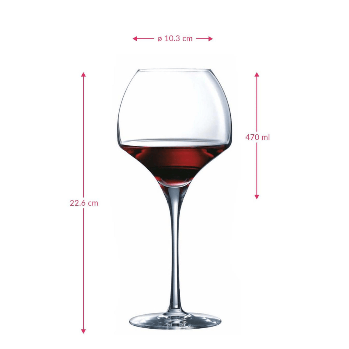 Chef&Sommelier Open Up Soft Wijnglazen 470 ml - 6 Stuks | COOKVERO 0026102878552