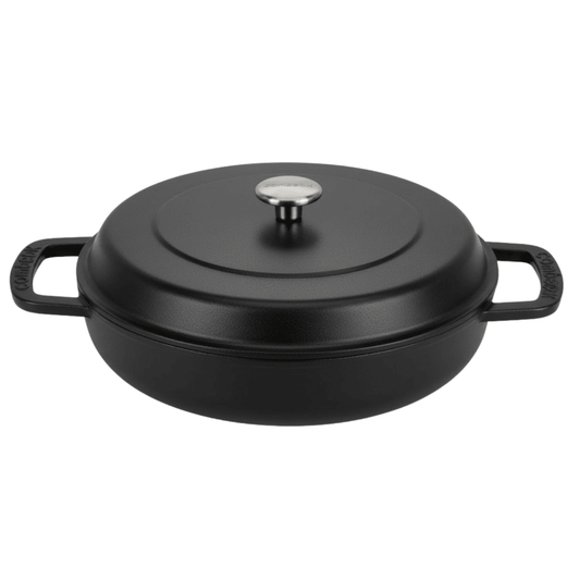 COMBEKK - BRAADPAN ZWART - COOKVERO