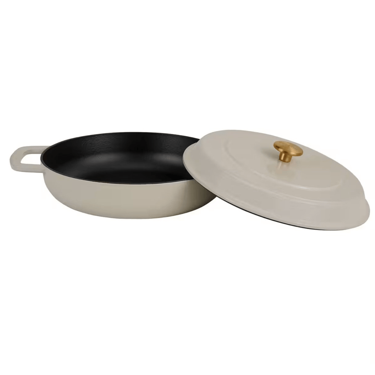 Combekk Gietijzeren Braadpan 28 cm Zandkleur kopen? | Cookvero 8721022042398
