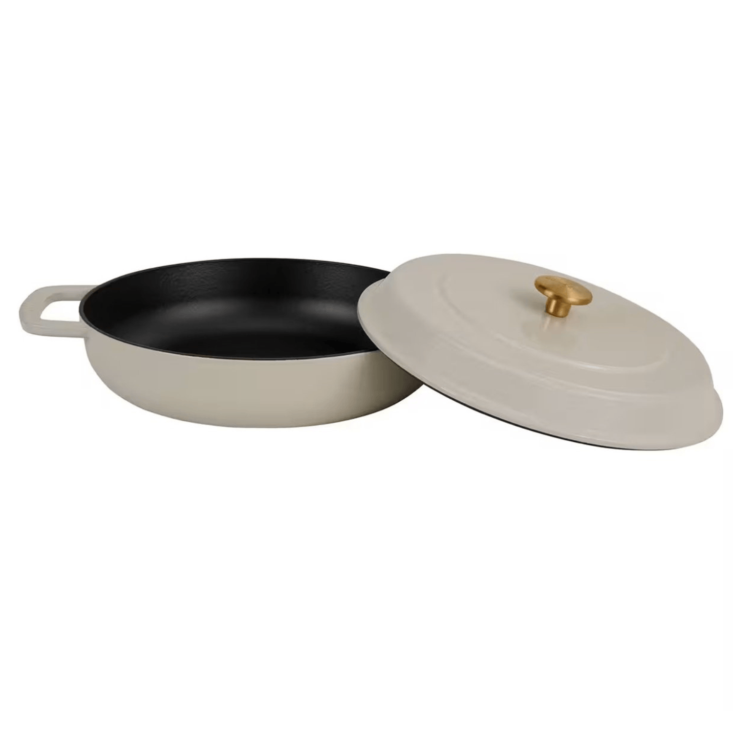 Combekk Gietijzeren Braadpan 28 cm Zandkleur kopen? | Cookvero 8721022042398