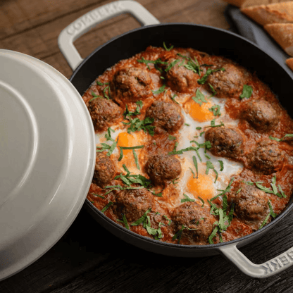 Combekk Gietijzeren Braadpan 28 cm Zandkleur kopen? | Cookvero 8721022042398