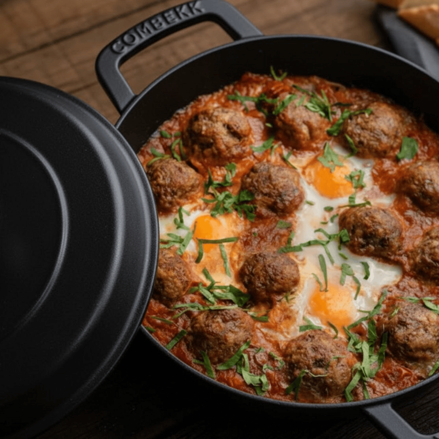 Combekk Gietijzeren Braadpan 28 cm Zwart kopen? | Cookvero 8721022042381