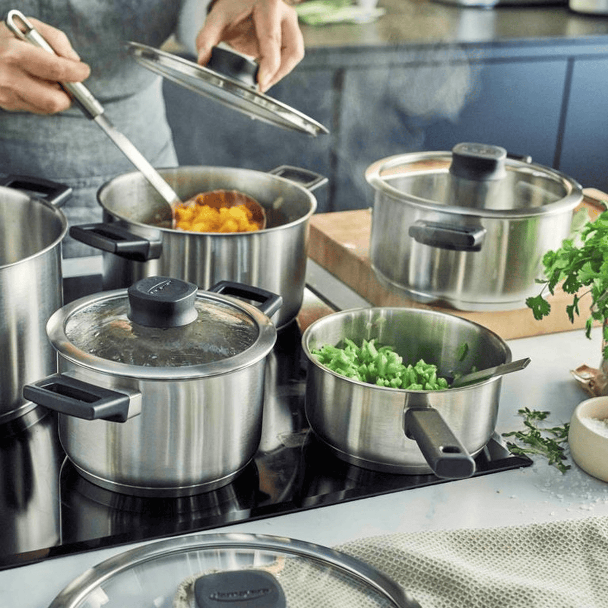 Demeyere Comfort 3 Pannenset 5-delig | COOKVERO 5412191230053