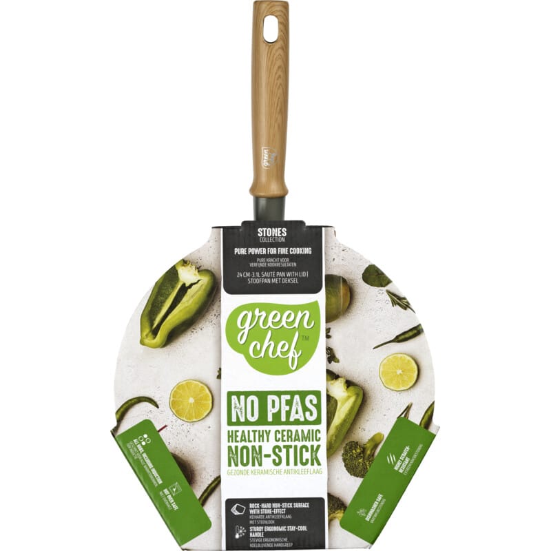 GREENCHEF STONE HAPJESPAN 24 CM 4894871014305