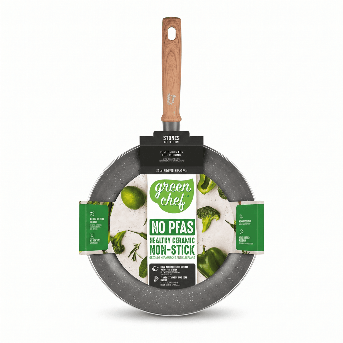 GREENCHEF STONE - KOEKENPAN 24 CM - COOKVERO