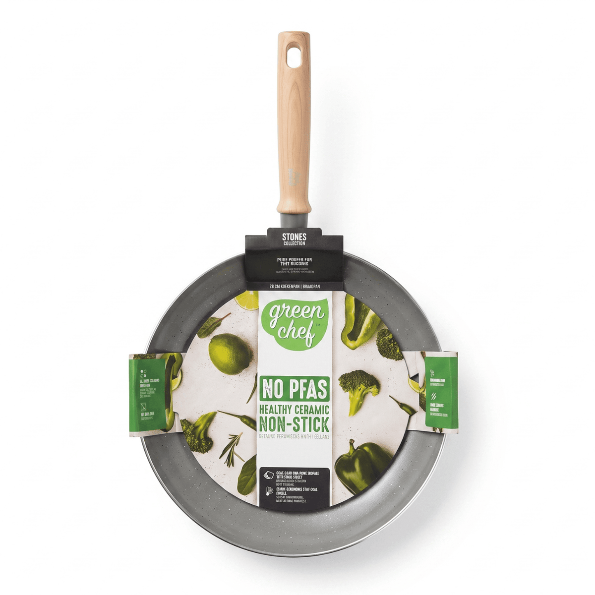 GREENCHEF STONE - KOEKENPAN 28 CM - COOKVERO