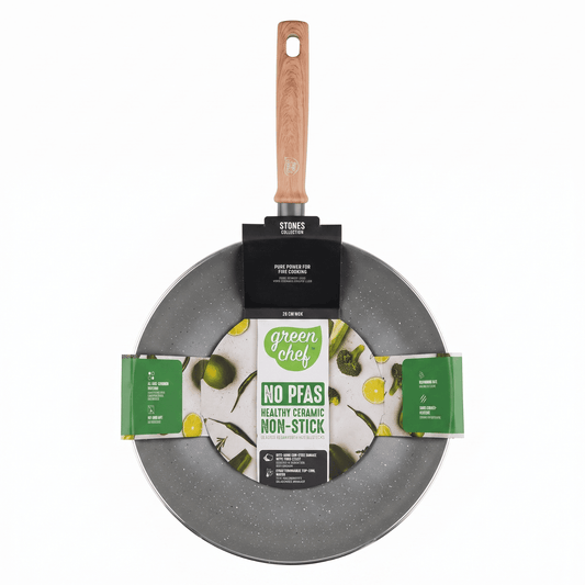 GREENCHEF STONE - WOK 28 CM - COOKVERO