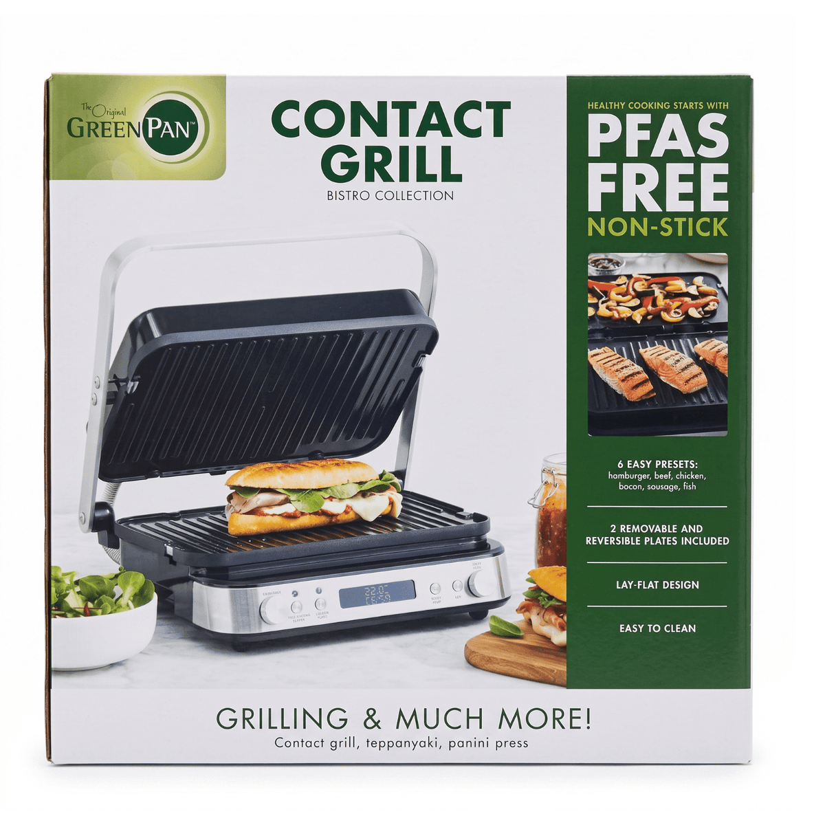 GREENPAN - BISTRO CONTACTGRILL - COOKVERO