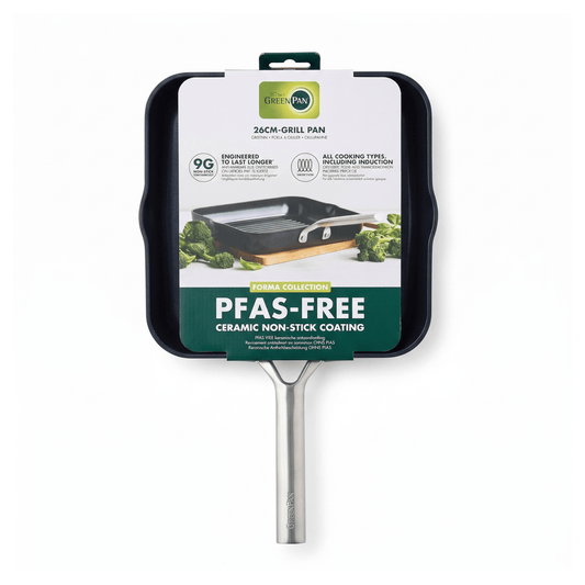 GreenPan Forma Grillpan 28 cm - PFAS-vrij & Inductie | COOKVERO