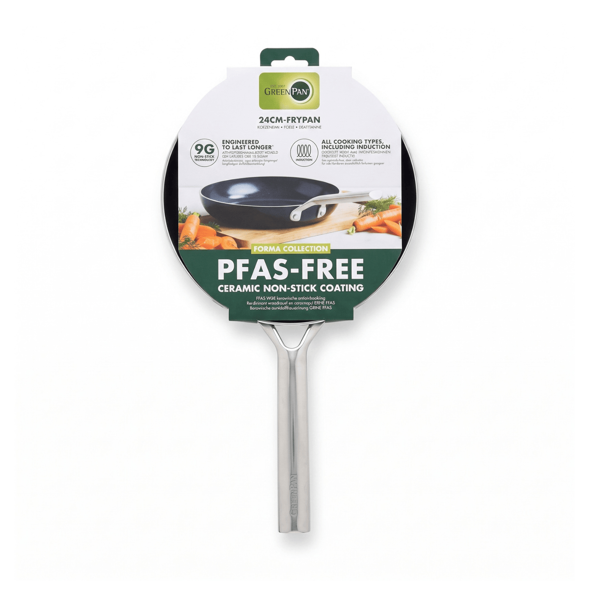 GreenPan Forma Koekenpan 24 cm - PFAS-vrij & Inductie | COOKVERO