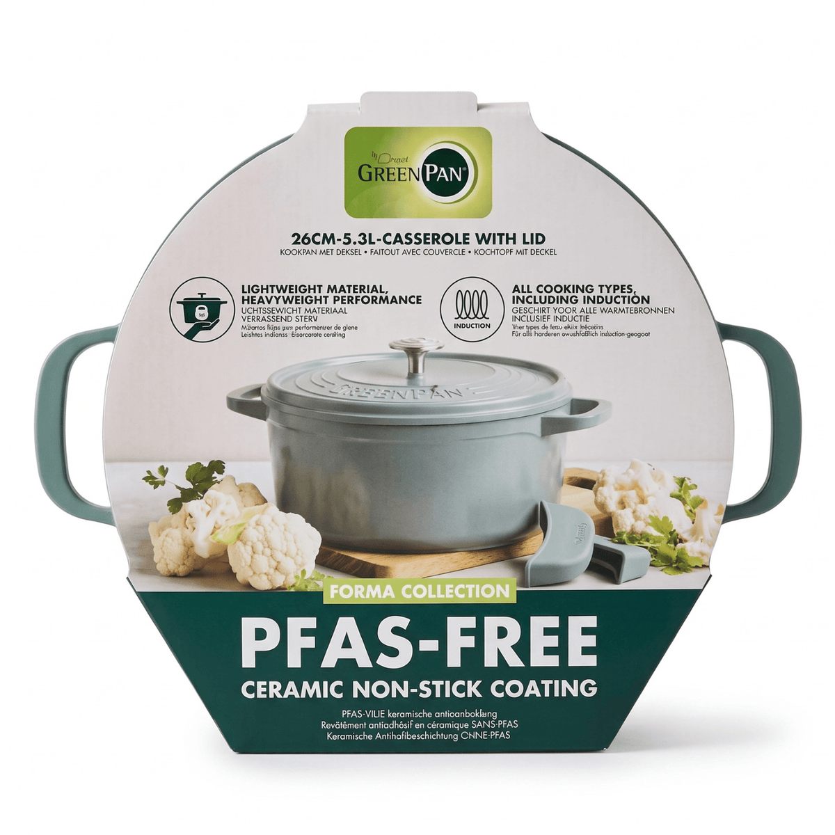 GreenPan Forma Lightweight Braadpan 28 cm Groen | COOKVERO