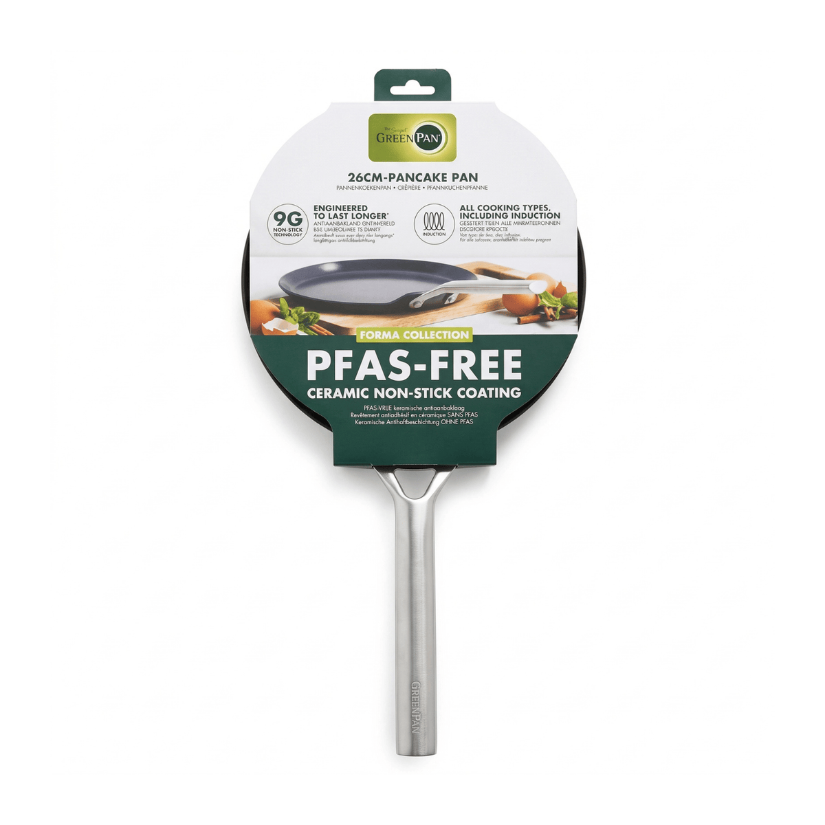 GreenPan Forma Pannenkoekenpan 26 cm - PFAS-vrij & Inductie | COOKVERO