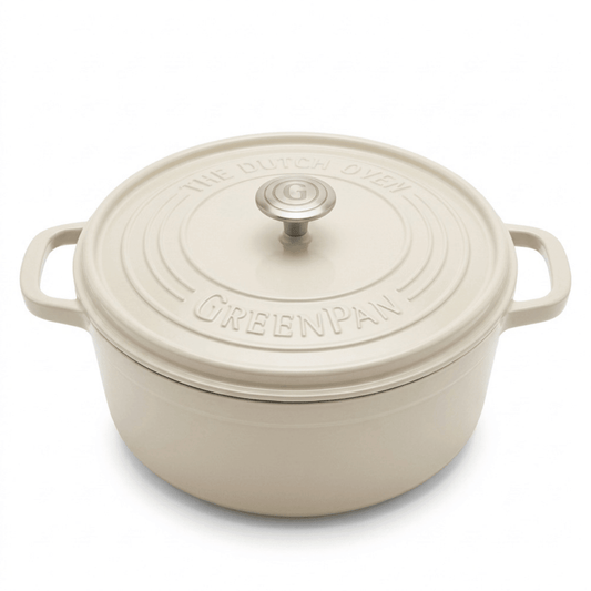 GREENPAN LIGHTWEIGHT - BRAADPAN 26 CM CRÈME - COOKVERO