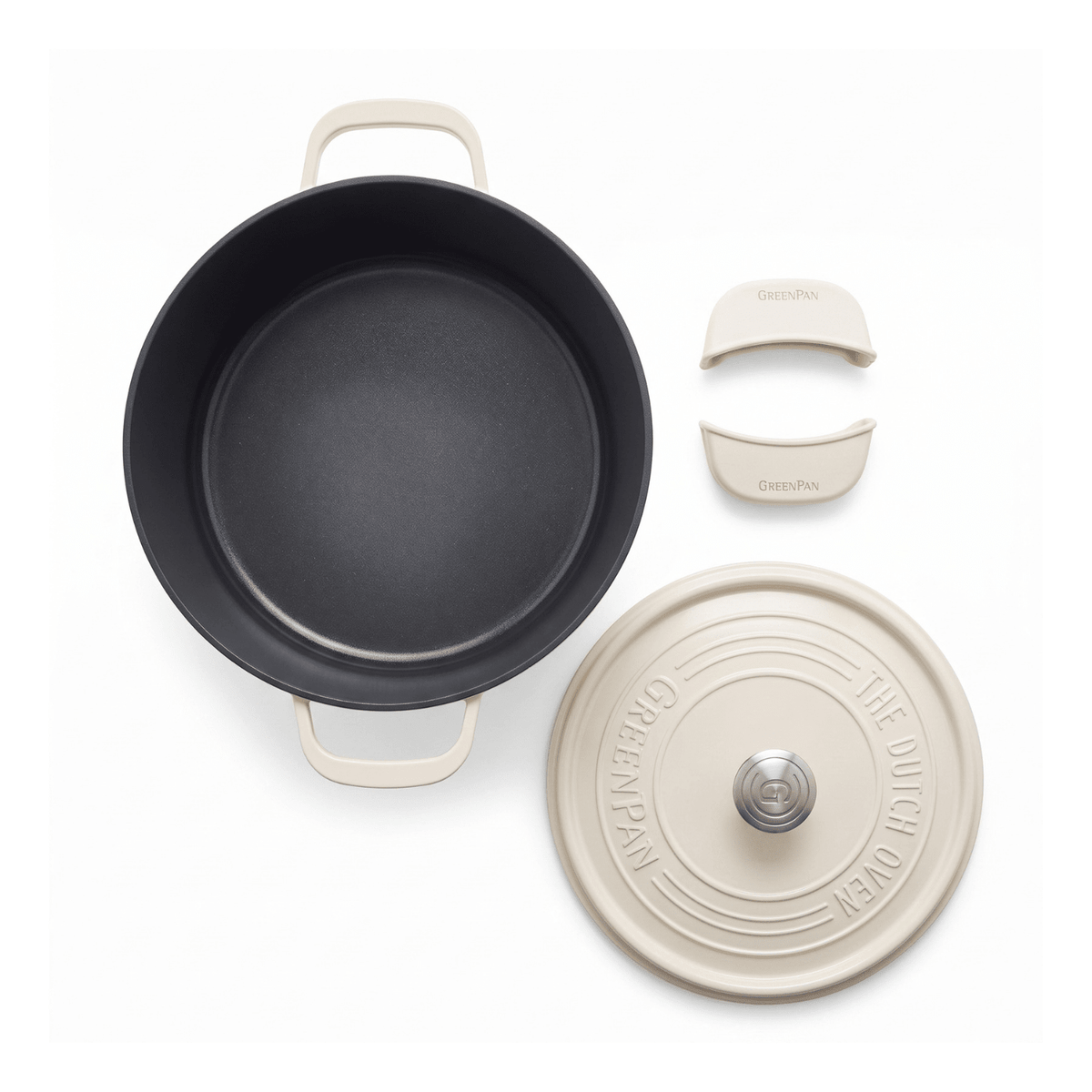 GREENPAN LIGHTWEIGHT - BRAADPAN 28 CM CRÈME - COOKVERO