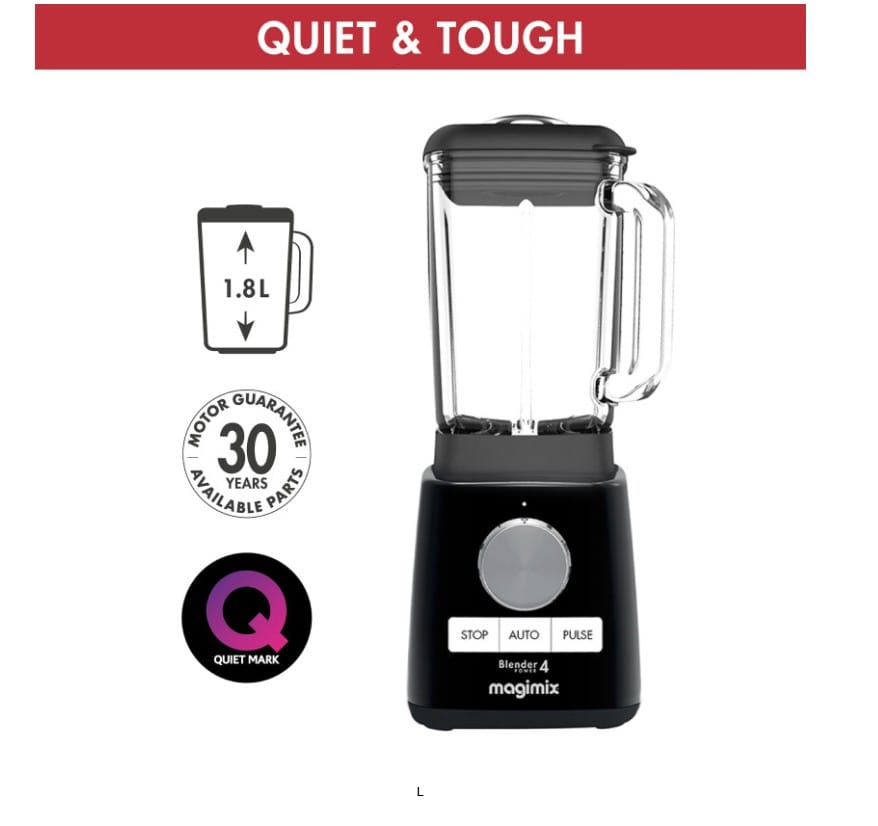 MAGIMIX POWER BLENDER 4 ZWART 3519280020105