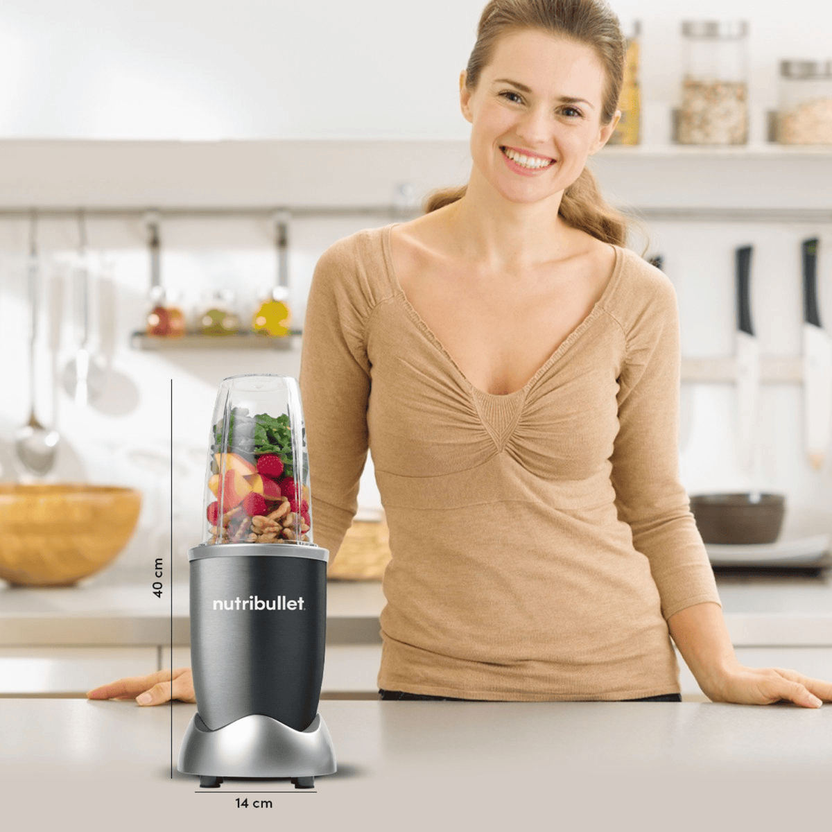 Nutribullet Original Blender 600W Grijs | COOKVERO 8717931726962