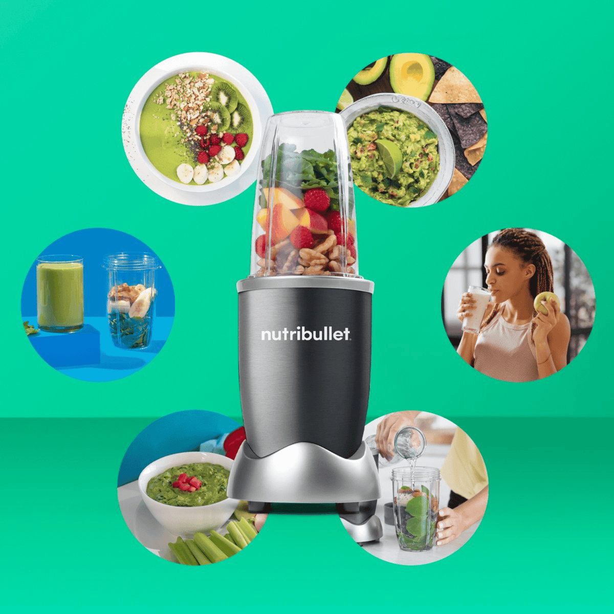 Nutribullet Original Blender 600W Grijs | COOKVERO 8717931726962