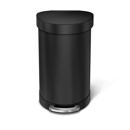 SIMPLEHUMAN LINER POCKET HALF ROND PEDAALEMMER – ZWART 45 LITER 0838810025810