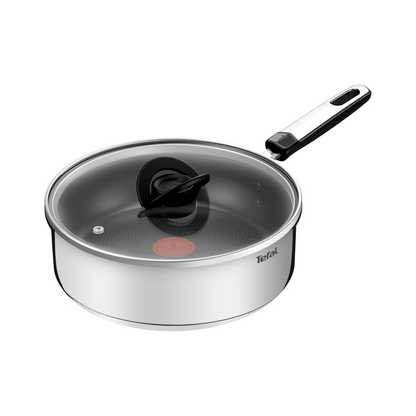 TEFAL EMOTION+ HAPJESPAN 24 CM MET DEKSEL - COOKVERO