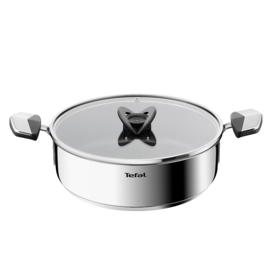 Tefal Space Emotion+ Hapjespan 26 cm - RVS & Inductie | COOKVERO 3168430382374